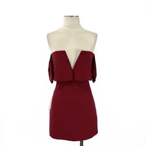 Lovers + Friends- Primrose Dress in Wine Small
